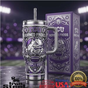 TCU Horned Frogs Purple Reign Legacy Edition 40oz Tumbler