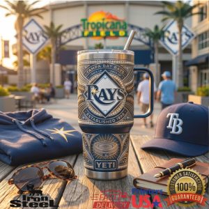 Tampa Bay Rays Luxury Clubhouse Edition 1998 Baseball Fan Commemorative Gift Tumbler