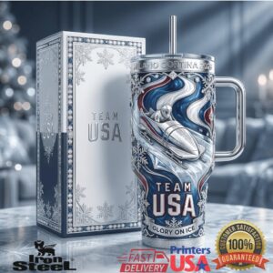 Team USA Bobsleigh Milano Cortina 2026 Winter Olympics Sports Fan Stainless Steel Insulated Tumbler