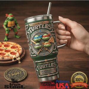 Teenage Mutant Ninja Turtles TMNT Sewer Kingdom Collector Edition Retro Pizza Party Tumbler