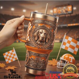 Tennessee Volunteers Smokey Spirit Rocky Top Tradition Neyland Stadium NCAA Fans Tumbler