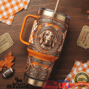 Tennessee Volunteers Smokey Spirit Rocky Top Tradition Neyland Stadium Tumbler