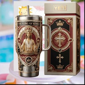 “The King of Kings” Jesus Christ Eternal Glory Religious 40oz Insulated Tumbler “The King of Kings” Jesus Christ Eternal Glory Religious 40oz Insulated Tumbler