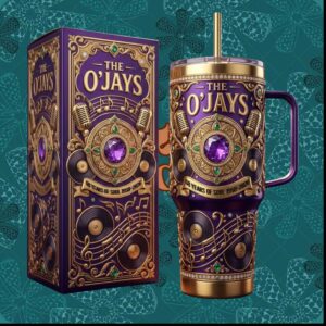 The O'Jays 68 Years Of Soul Anniversary Tour 1958 2026 Vintage Gift Stainless Steel Insulated Tumbler