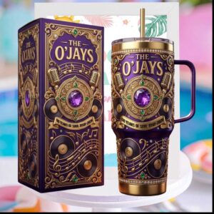 The O'Jays 68 Years Of Soul Anniversary Tour 1958 2026 Vintage Gift Stainless Steel Insulated Tumbler