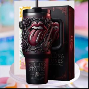 The Rolling Stones Let It Bleed Vintage Rock 20oz Gift for Fans Stainless Steel Insulated Tumbler