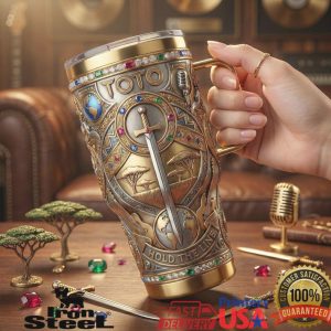 Toto Africa Hold The Line Tour 2026 Vintage Gold Rock Band Fan Tumbler