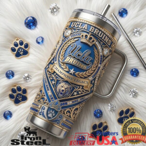 UCLA Bruins Champions Legacy 40oz Tumbler Blue Gold Varsity Collector’s Tumbler