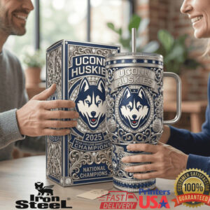 UConn Huskies 2025 National Champions 40oz Tumbler Limited Edition NCAA Basketball Dynasty Tumbler