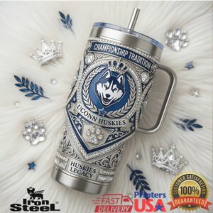 UConn Huskies Championship Tradition Legacy Edition Vintage Style Men Women Fans Tumbler