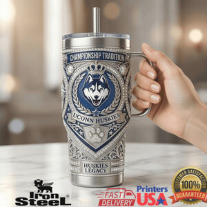 UConn Huskies Championship Tradition Legacy Edition Vintage Style Men Women Fans Tumbler