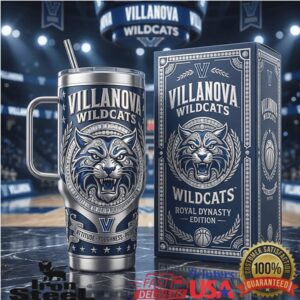 Villanova Wildcats Royal Dynasty Edition Embossed 40oz Team Tumbler