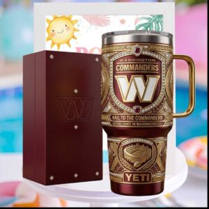 Washington Commanders Hail To The Commanders Established In Washington Vintage Football Gifts Tumbler