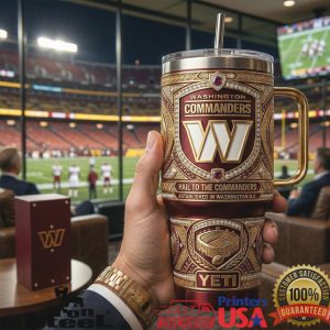 Washington Commanders Hail To The Commanders Football District Of Columbia Fan Tumbler