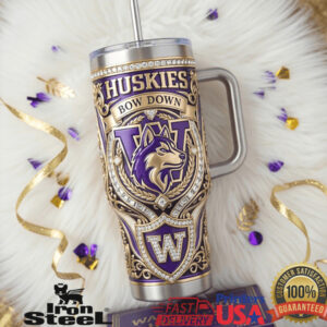 Washington Huskies Royal Championship Edition 40oz Insulated Tumbler