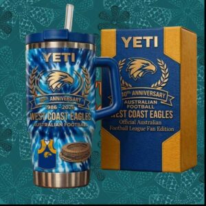 West Coast Eagles Australian Football League 40th Anniversary 1986 2026 Edition Tumbler