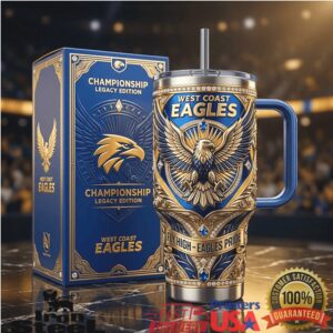 West Coast Eagles Championship Legacy Edition 40oz AFL Insulated Tumbler