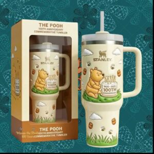 Winnie the Pooh 100th Anniversary 1925 2025 Stanley Kids Tumbler