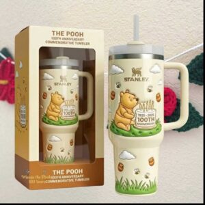 Winnie the Pooh 100th Anniversary 1925 2025 Stanley Kids Tumbler
