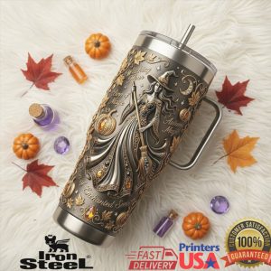 Witching Hour Born of Magic Autumn Enchanted Season Halloween Gothic Women Tumbler