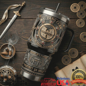 Wu Tang Clan The Final Chamber 40oz Tumbler Shaolin's Finest Protect Ya Neck Edition