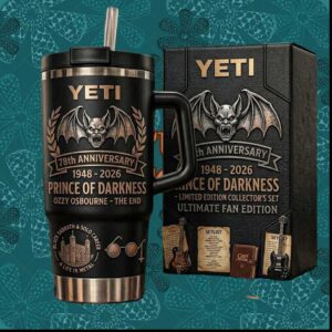YETI Ozzy Osbourne Prince of Darkness 78th Anniversary 1948 2026 Ultimate Edition Tumbler