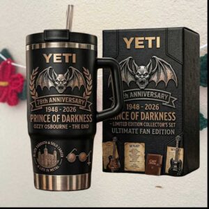 YETI Ozzy Osbourne Prince of Darkness 78th Anniversary 1948 2026 Ultimate Edition Tumbler