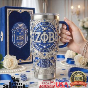 Zeta Phi Beta Sorority Founded 1920 Centennial Celebration Sisterhood Gift for Her Stainless Steel Insulated Tumbler